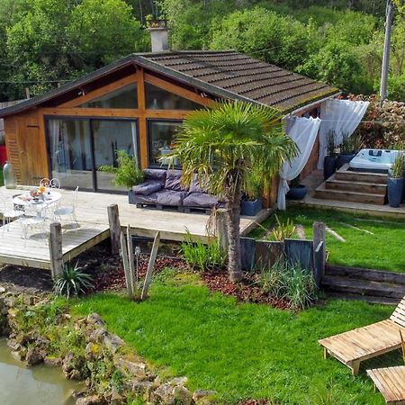 Kaebane 85, Lodge Avec Spa Au Bord De L'Eau Prouilly Dış mekan fotoğraf