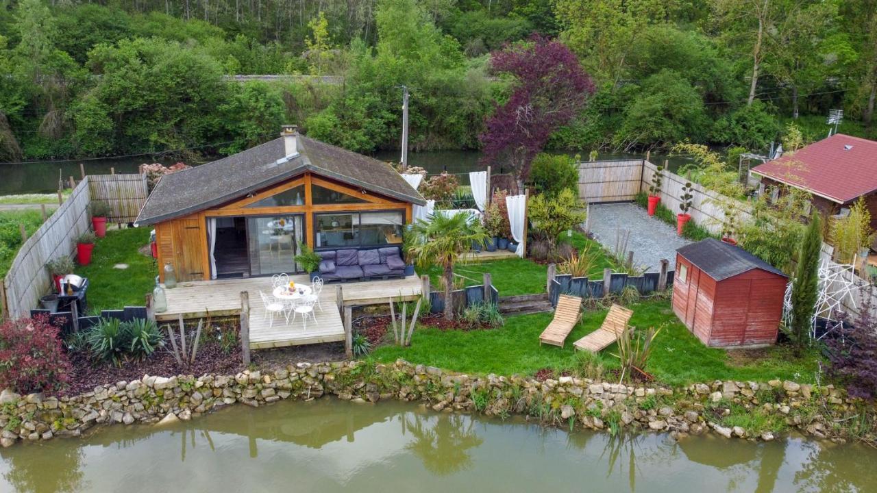 Kaebane 85, Lodge Avec Spa Au Bord De L'Eau Prouilly Dış mekan fotoğraf