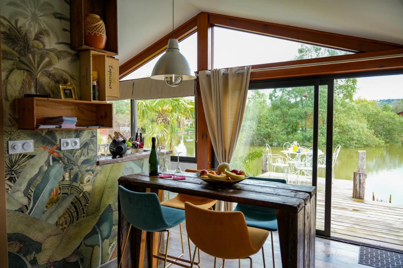 Kaebane 85, Lodge Avec Spa Au Bord De L'Eau Prouilly Dış mekan fotoğraf