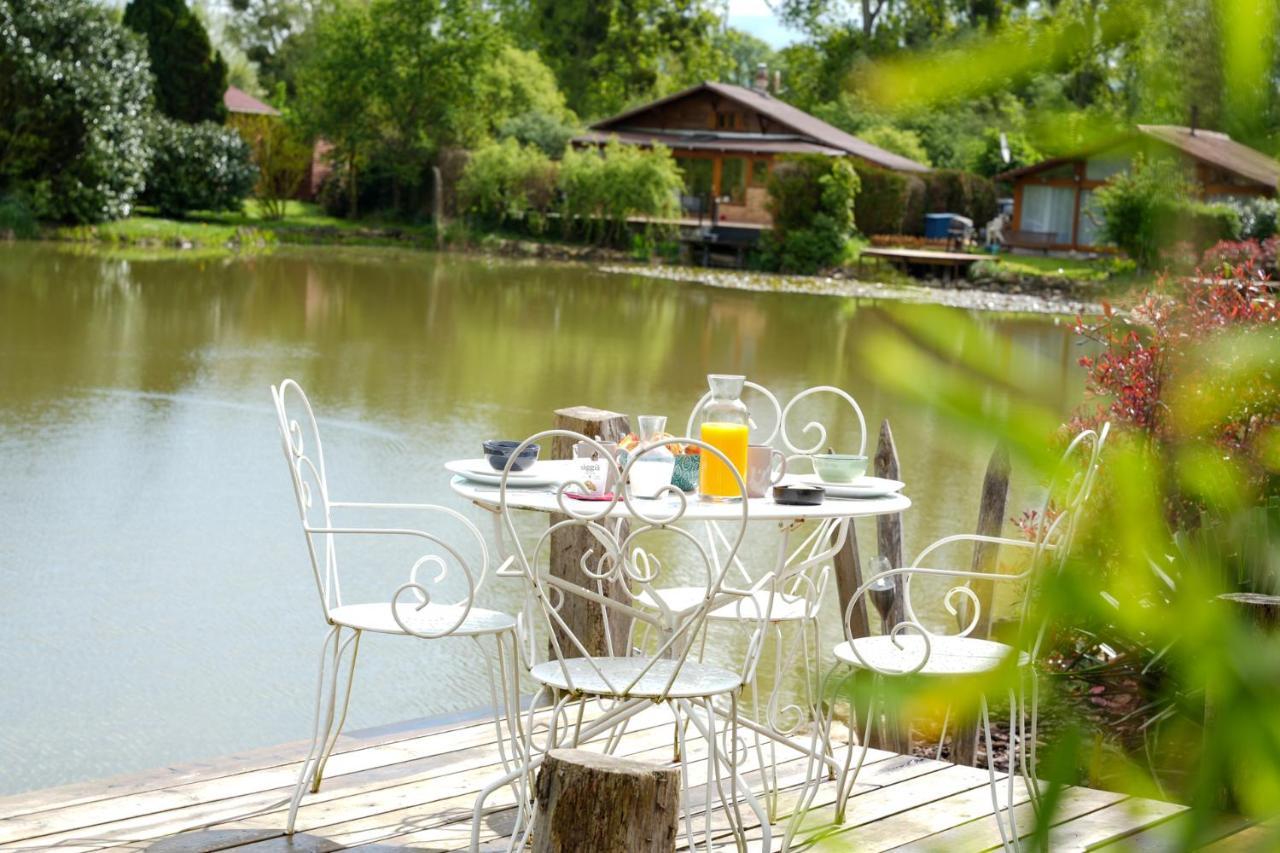 Kaebane 85, Lodge Avec Spa Au Bord De L'Eau Prouilly Dış mekan fotoğraf